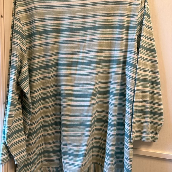 Lands End tunic striped top. New without tags. Size XL - Picture 3 of 3